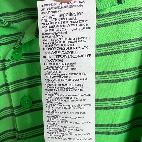 Under Armour Moisture Wicking Striped Polo with “Mi-Tech Tungsten Metals”‎ Patch - Picture 9 of 13